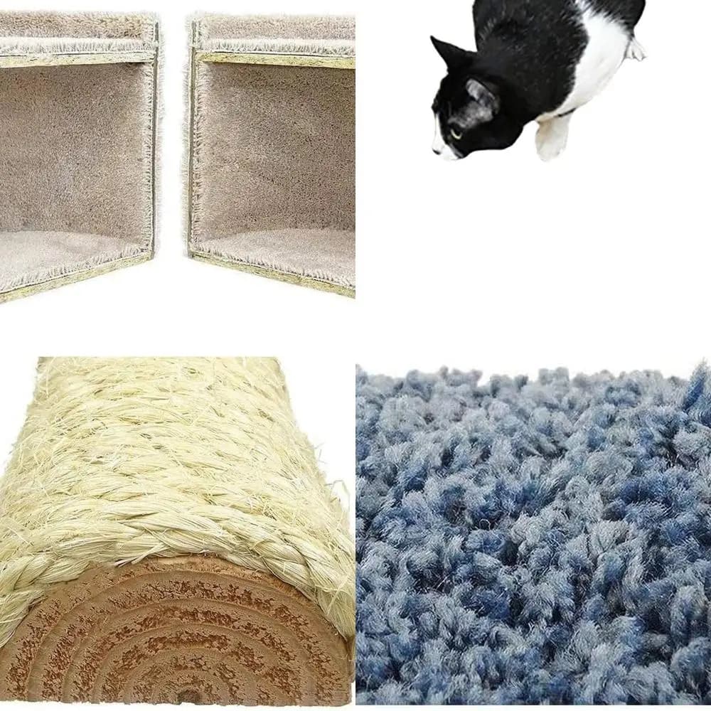 Grande Scala in Legno Marrone per Gatti e Cani