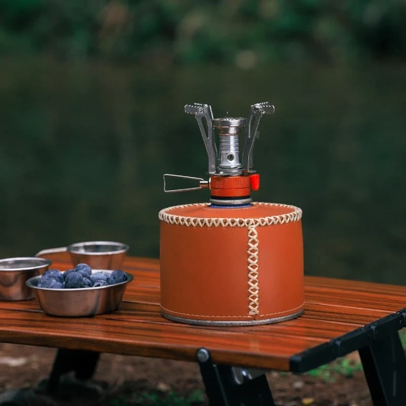 Mini all-in-one camping stove with portable electronic field stove for travel