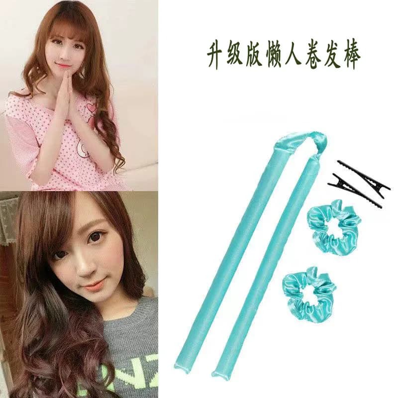 Updated version of 5 pieces of heat-free curling sticks for lazy people EVA foam Bigodino for sleeping Hairdresser Large ring for wavy hair