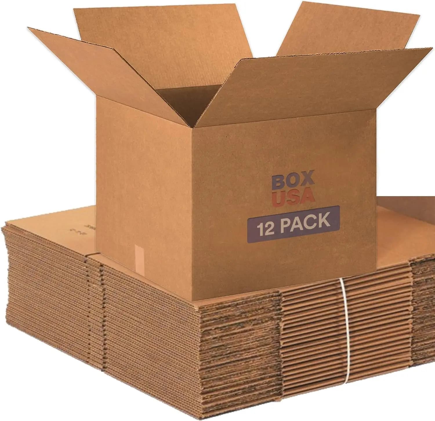 Large Boxes for Trasloco 20x20x15 Inches, Pack of 12 in Corrugated Carton for Packing Shipping & Storage