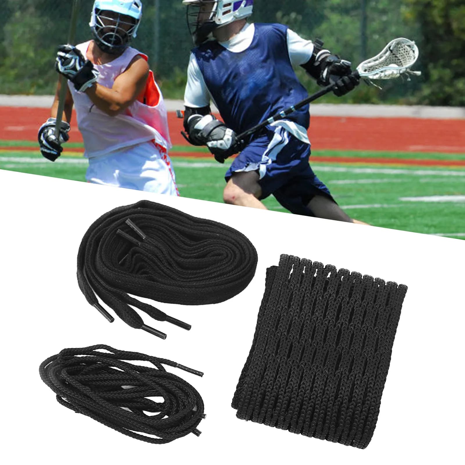 Kit Rete e Corda per Racchetta da Tennis in Nylon Intrecciato Resistente all'Usura