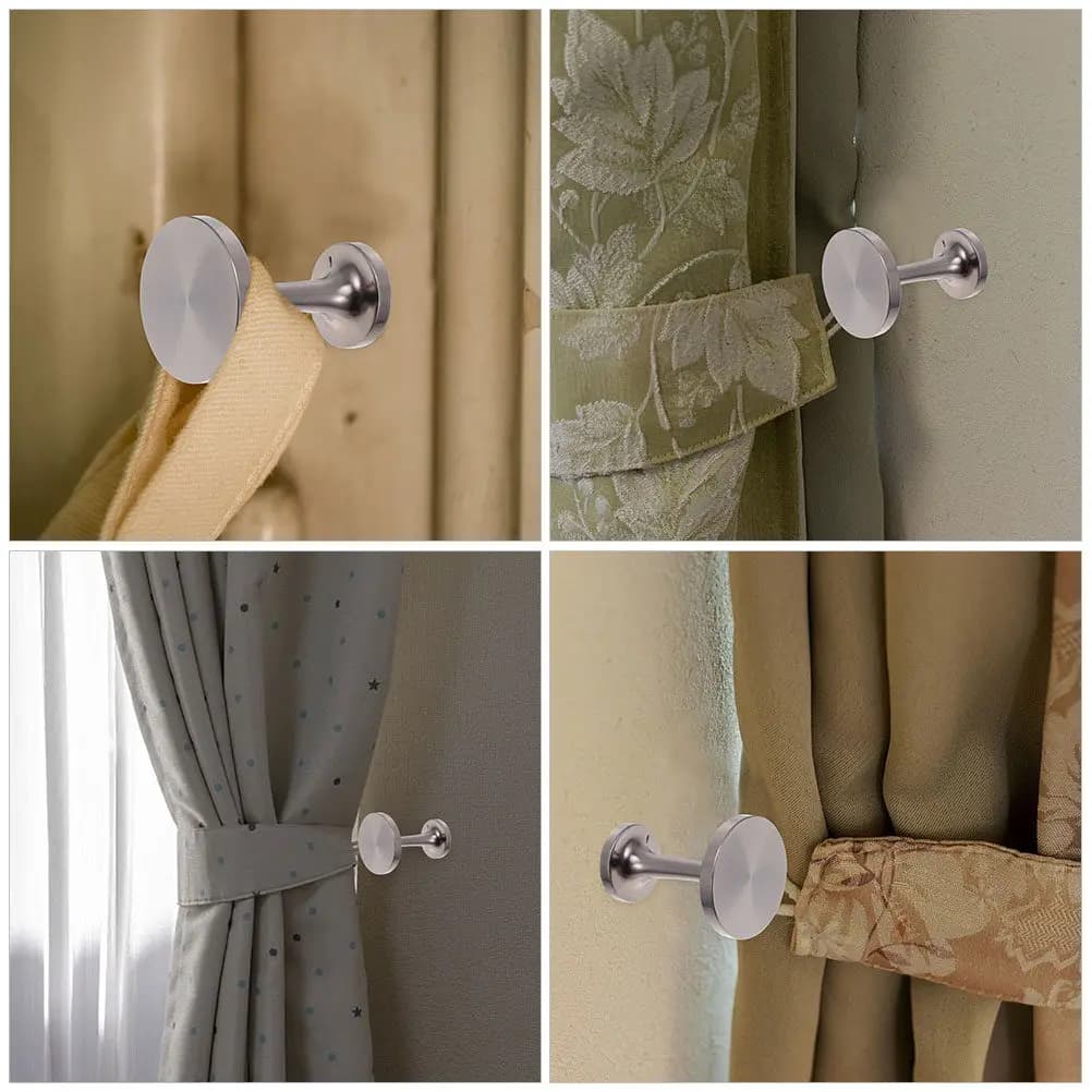 Fermatende in Metallo da Parete in Lega di Alluminio, Decorativi e Salvaspazio per Casa, Camera da Letto e Soggiorno