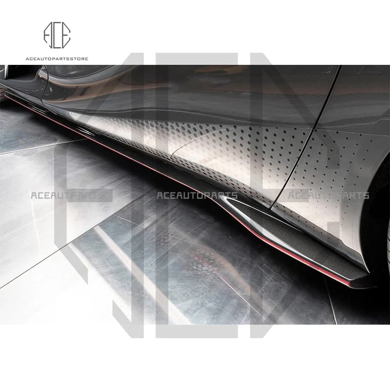 OEM Style Dry Carbon Fiber Body Kit Front Splitter Side Skirts Diffuser Spoiler For Ferrari 812
