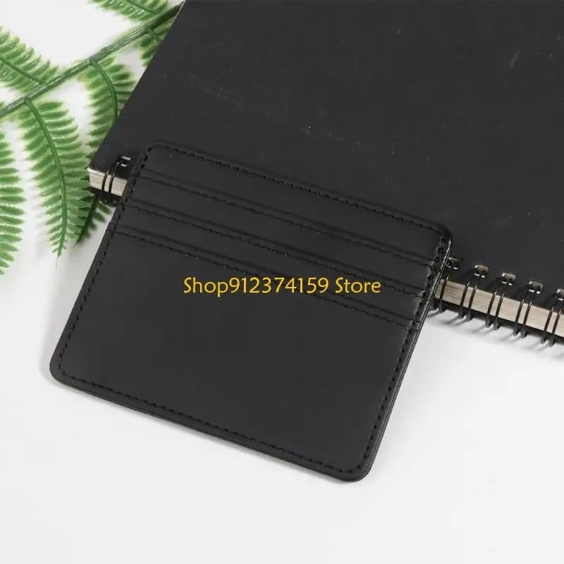 G5AE Porta carte sottile in pelle PU Portafoglio da donna con blocco RFID Biglietto da visita con blocco RFID per borsa da Uso