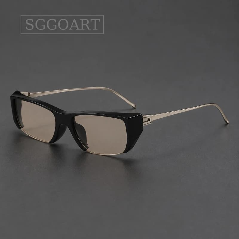 2026 Futuristic Half Rim Cat Eye Sunglasses Men Women Light Luxury UV400 Sun Glasses Outdoor Sport Ski Goggles Sunscreen Eyewear