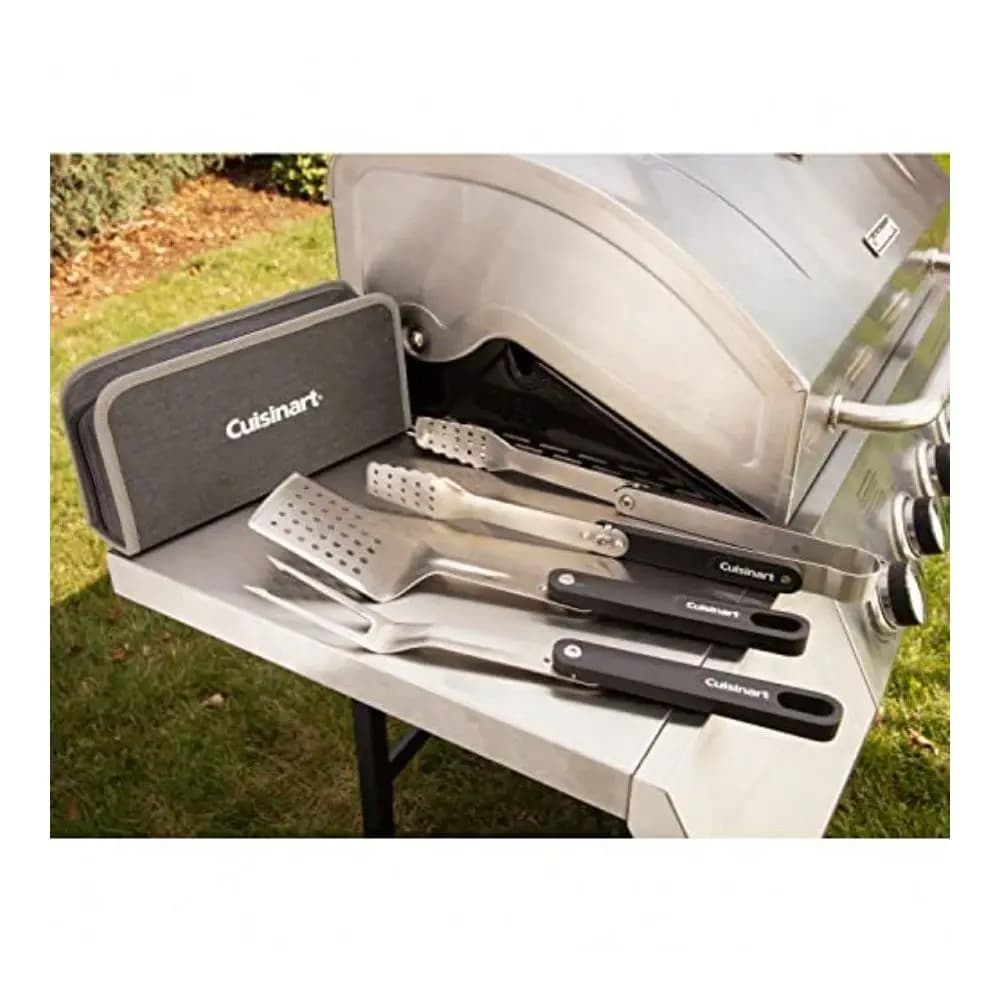 Set di 4 Utensili Pieghevoli per Barbecue CGS1000