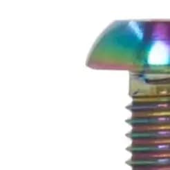 M5x10mm TC4 Alloy Disc Brake Screws Gold Silver Multicolor T25 Wrench For Mountain Bike Electric Scooter Six Hole For Rotor Part