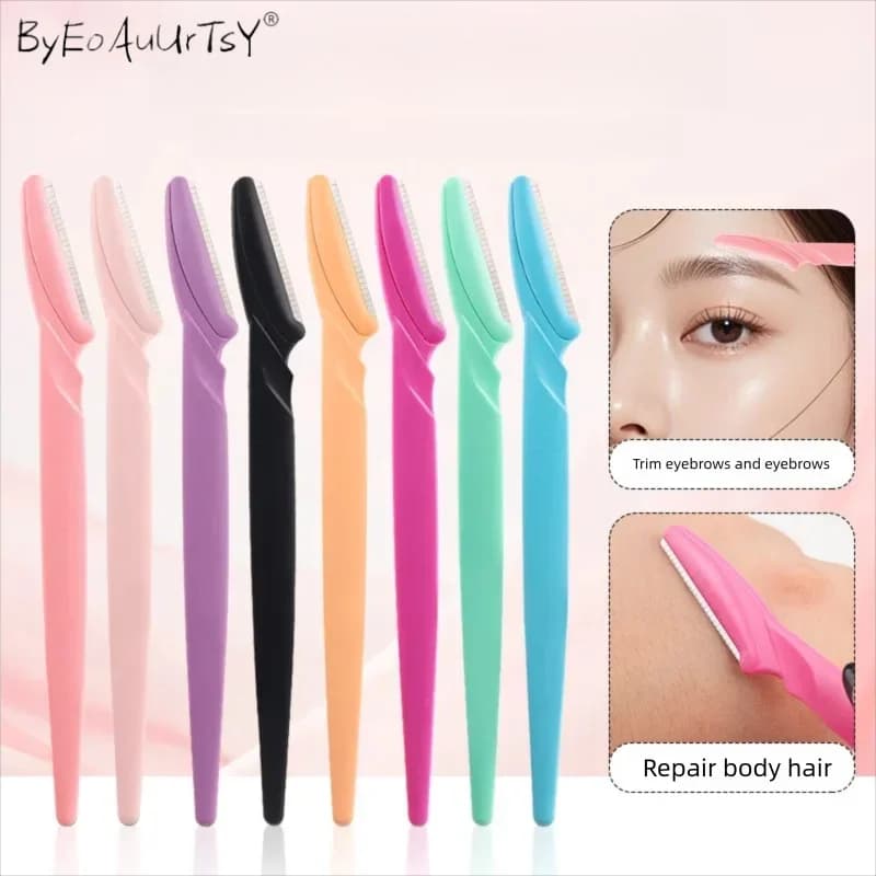 1pcs Eyebrow Trimmer Makeup Tools Safe Eye Brow Razor Face Body Hair Removal Shaver Blades Woman Eyelash Eyebrows Shaping Knife