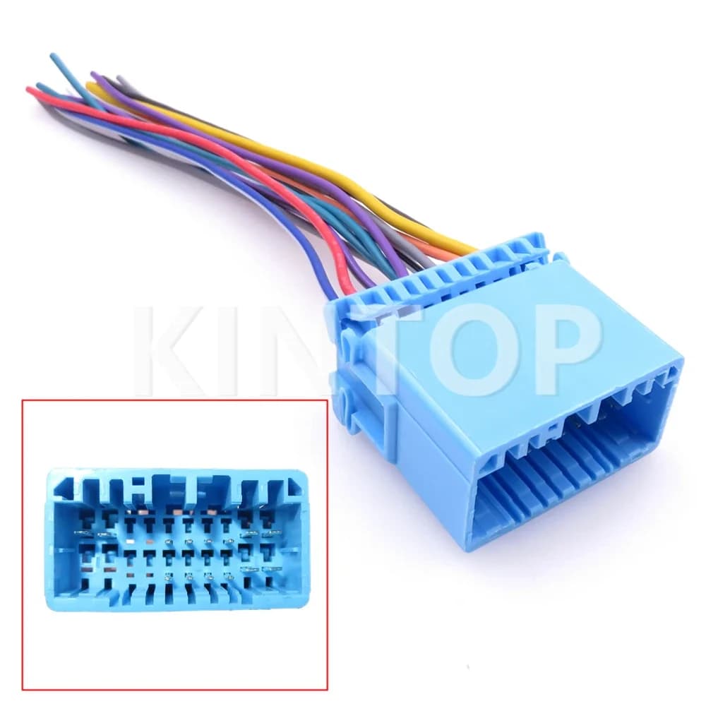 Cavo di Alimentazione Stereo Auto a 20 Pin, Adattatore per Cablaggio Audio CD per Honda Suzuki MX5-A-20P-C