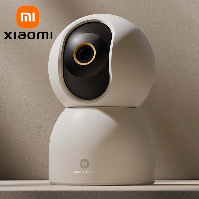 XIAOMI Fotocamera intelligente C700,360 ° 8MP 4K, rilevamento del pianto del bambino, audio bidirezionale, baby monitor di sicurezza domestica, versione cinese con adattatore