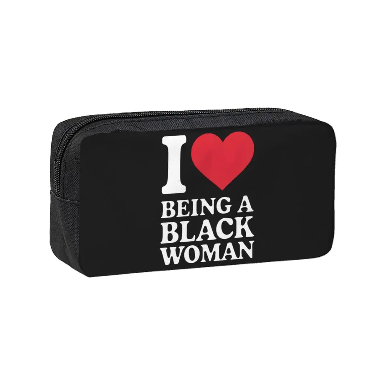 I Love Being A Black Woman Empowering Pride Design Pencil Cases School Pen Box Pencil Bag Pencil Pouch Storage Stationery