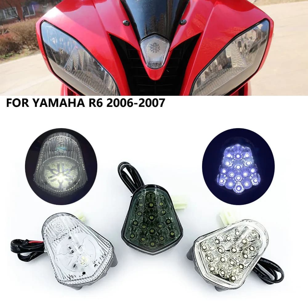 Il segnalatore centrale anteriore del motociclo ha condotto la luce pilota per Yamaha YZF R6 2006-2007