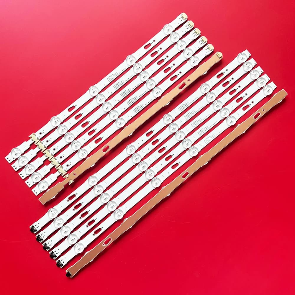 1/3 set striscia di retroilluminazione a LED per Samsung V5DU-480DCA/B-R1 S_5U75_48_FL_R UE48JU6500 UE48JU6445 UE48JU6400 UE48JU6060 11 lampada 3V
