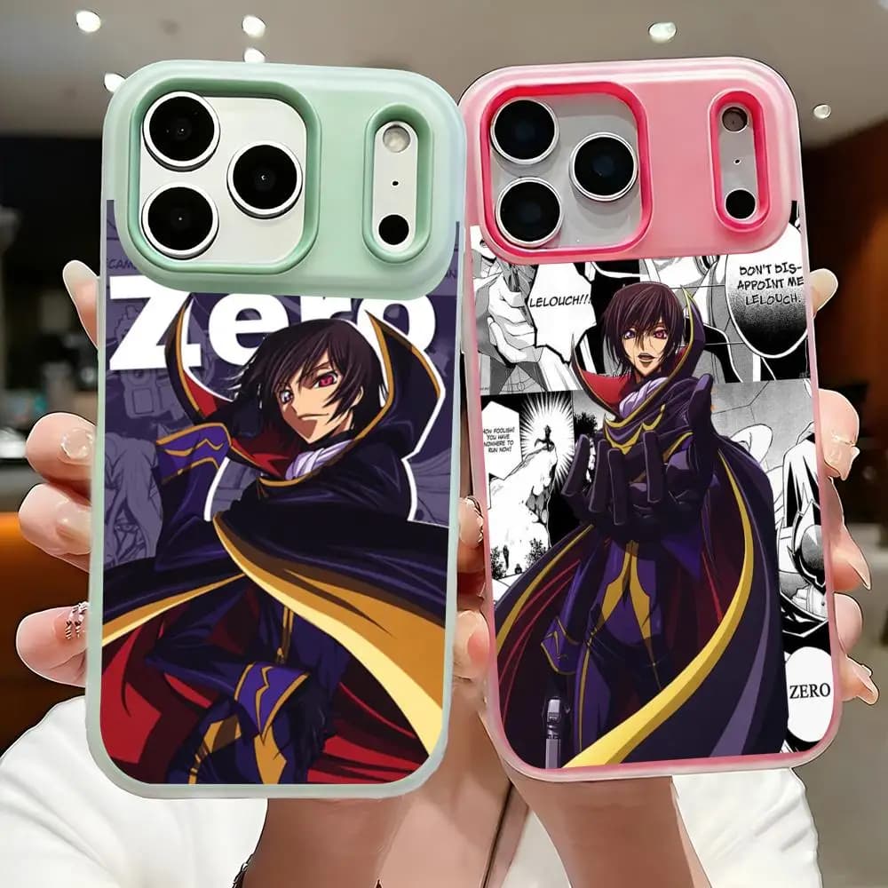 Custodia per telefono C-Code G-Geass Anime, sottile trasparente in gel, per Phone 17-12, cover morbida in TPU anti-ammaccamento e anti-ingiallimento