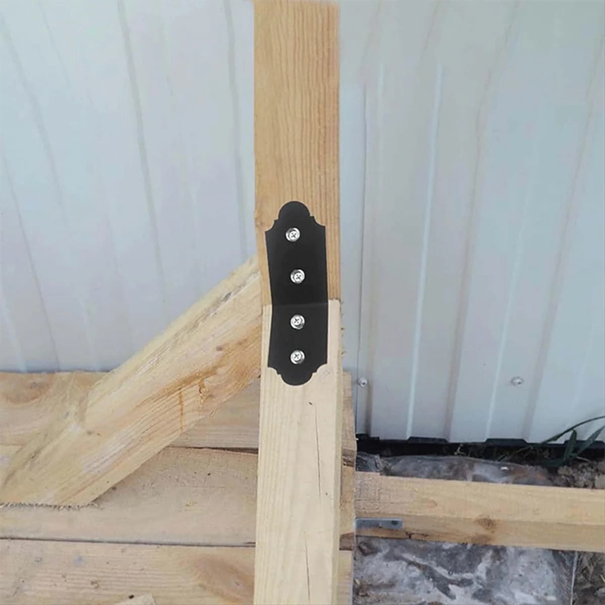 Ginocchiere decorative con staffa angolare da 135 gradi da 4 confezioni, tutore per connettore interno a filo da 135 gradi, esterno di 45 gradi