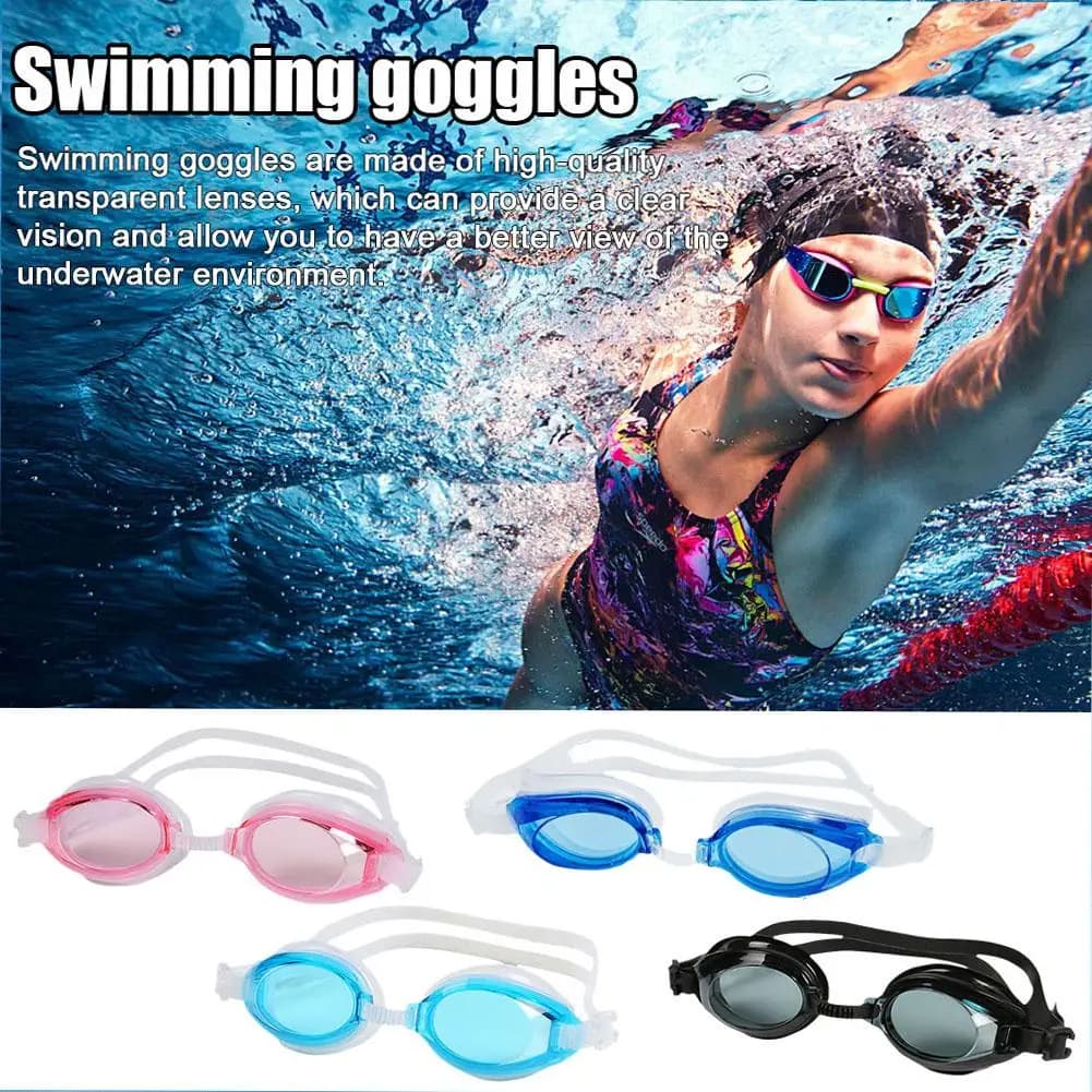 Waterproof professional swimwear, anti-fog, with UV protection, adjustable swim glasses for adults, men and women