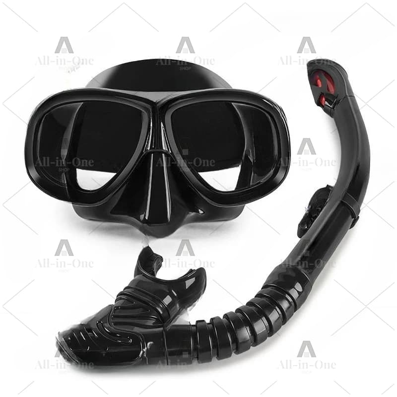 Professional Snorkeling Surface Mask Silicone Diving Respirator Large Frame Diving Mask with Prescription