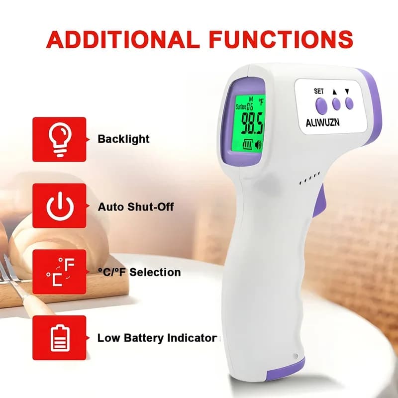 Non Contact Surface Temperature Gun, Infrared Digital Temperature Gun, Suitable for Baking and Maintenance (Non Human Use)