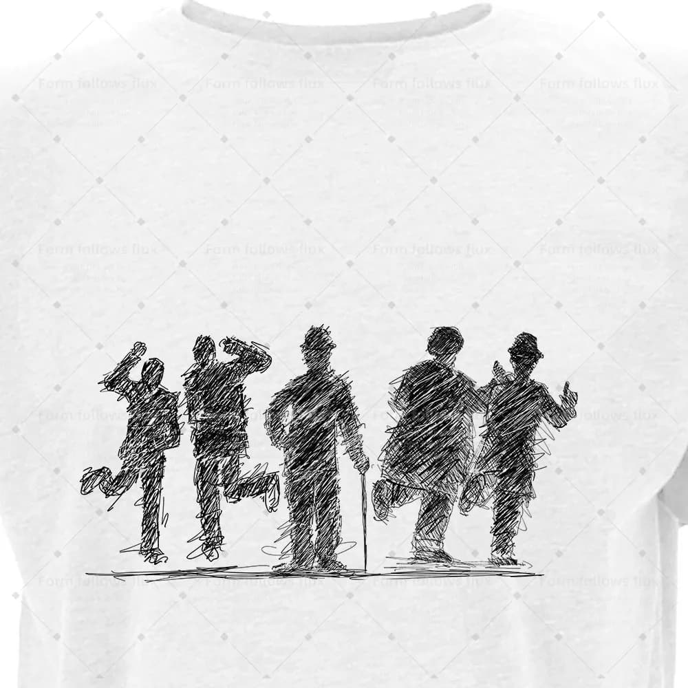 T-shirt con cappuccio da uomo 2026 Comic Relief, stile fumetto disegnato a mano, unisex, taglie dalla S alla 6XL, adatto anche per taglie forti