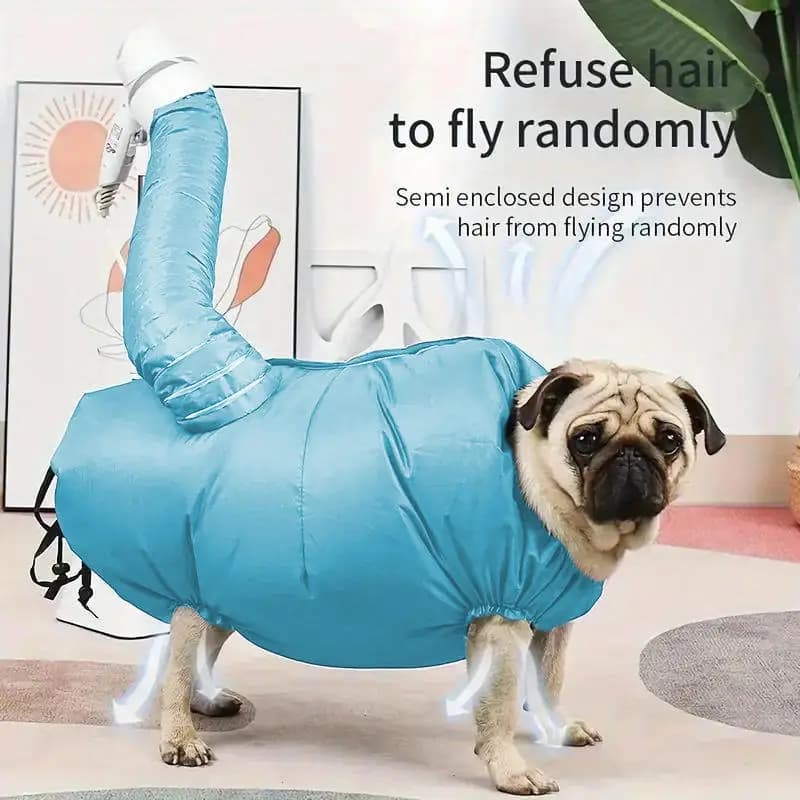 Portable Dryer Bag for Domestic Animals, Folding Box for Drying Dogs Peel, Bedding Bag, Drying Peel Dogs and Cats, Drying Bag