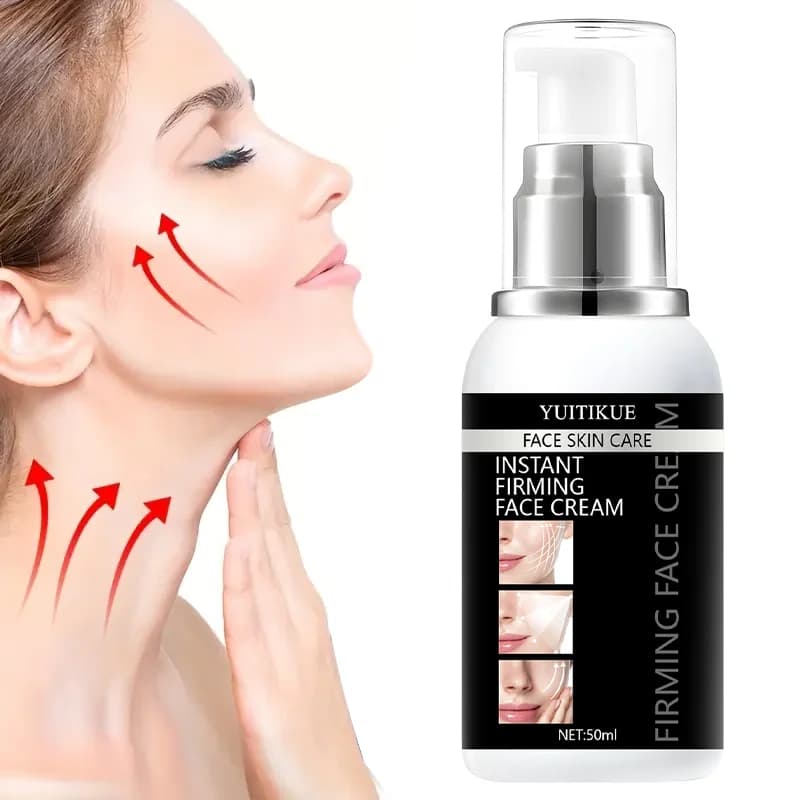 YUITIKUE Crema Idratante Rassodante Istantanea 50ml, Idratazione Profonda Delicata e Sicura, Crema Viso Delicata sulla Pelle per Tutti i Tipi di Pelle