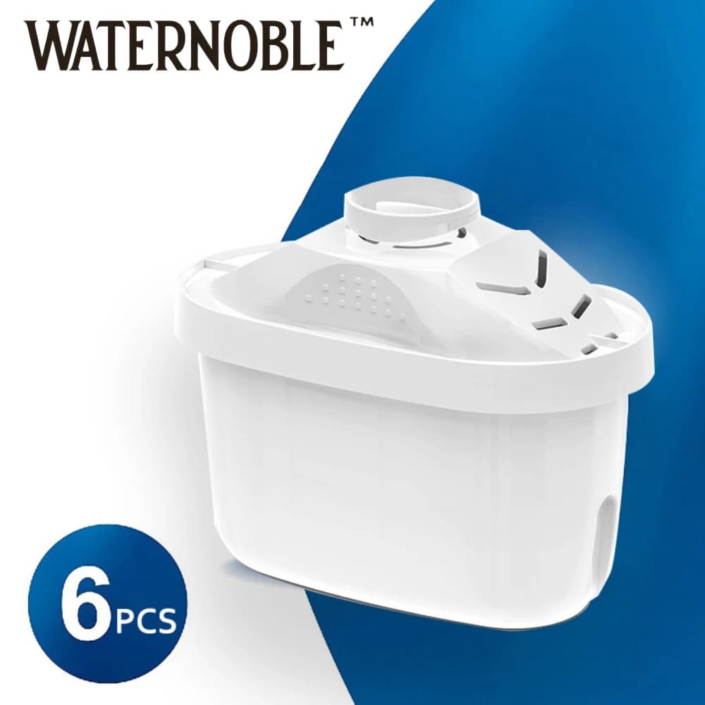 Filtering Cartridges for water compatible with Brita Maxtra+ Calcium reduction Optimal efficiency of the Brita pure hydration Pack of 6
