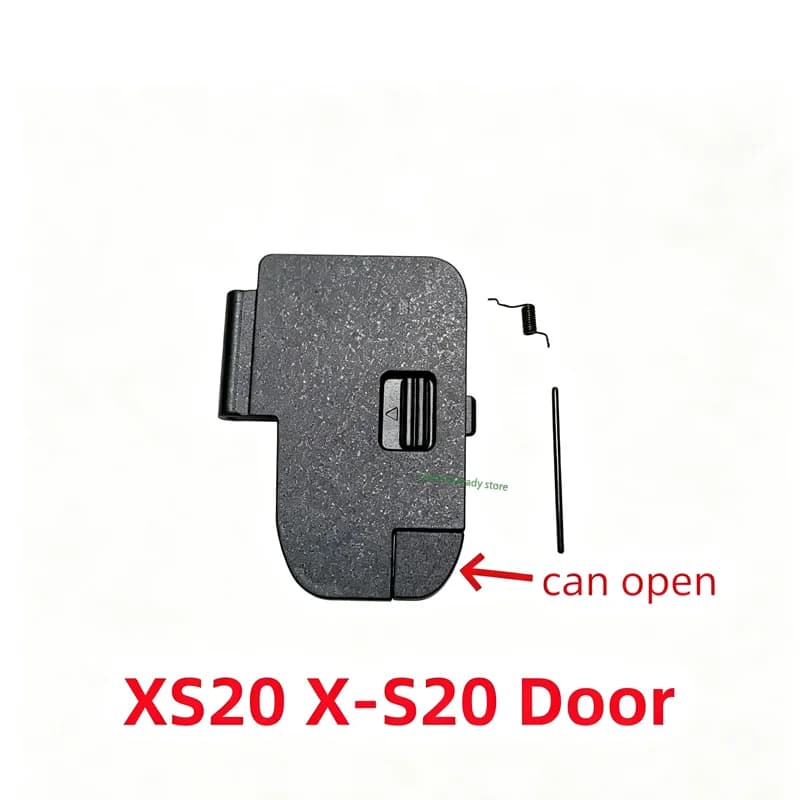 New Battery Compartment Door Cover With Lock Latch Spring Replacement For Fujifilm XS20 X-S20 Camera Repair Spare Part