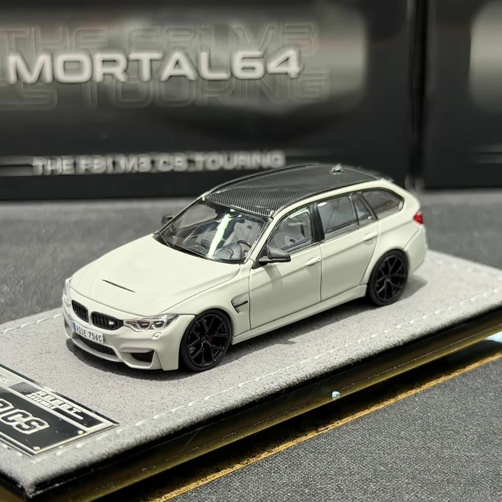 Modellino in Scala 1/64 M3 F81 CS Touring HEC, Regalo di Compleanno, Collezione Hobby, Simulazione da Esposizione