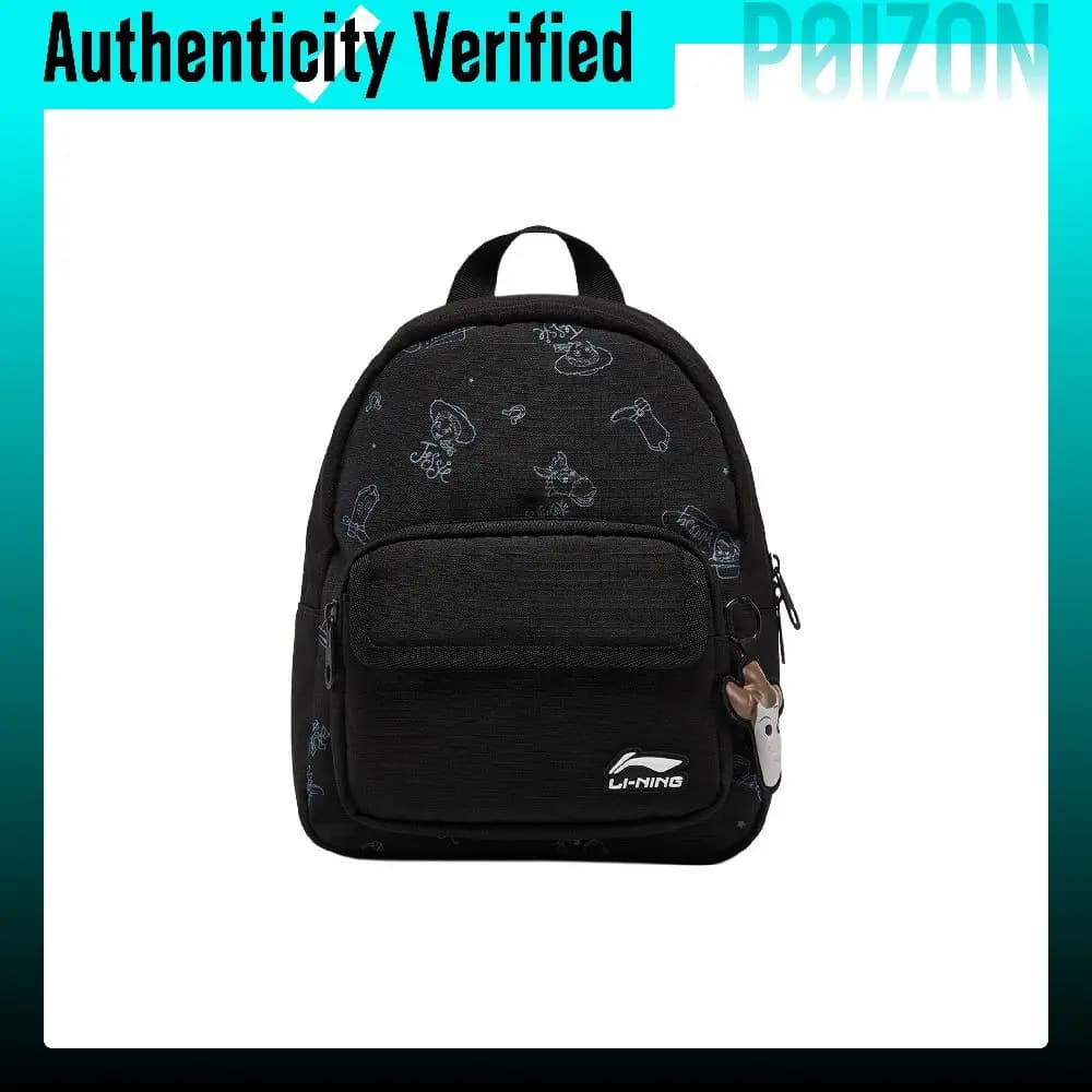 Li Ning X Disney, Collaboration Disney Toy Story Collection Polyester Backpack Regular Women's Black ABSW336-1