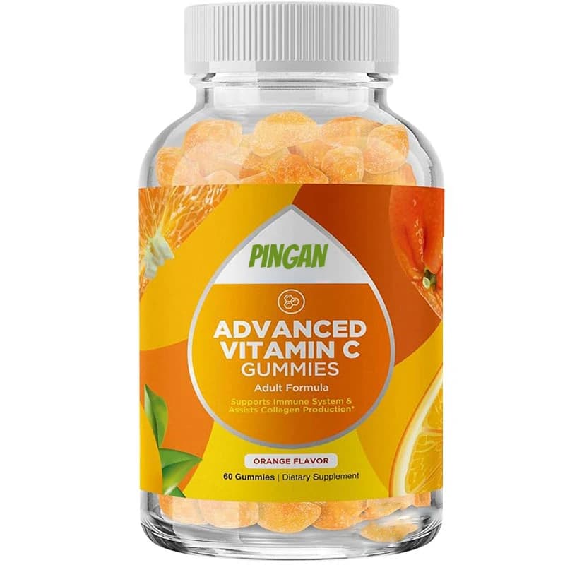 Caramelle gommose naturali per adulti alla vitamina C, contenenti potenti integratori vitaminivi per il cervello