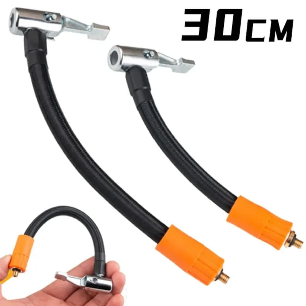 Tubo di prolunga per gonfiatore pneumatici auto, adattatore filettato M6, strumento per riparazione pneumatici per moto, biciclette, accessorio auto