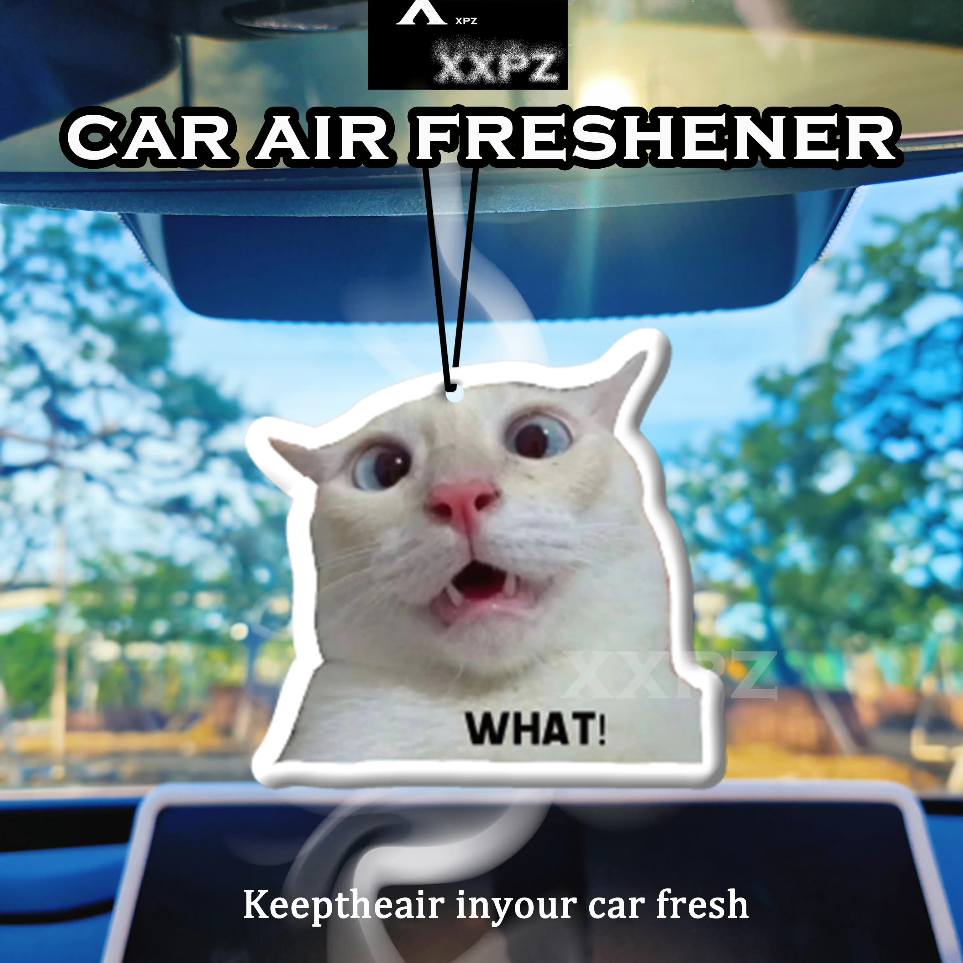 1/3 Deodorant Car Parts for Cat Shape, Auto Accessories, Interior Decoration for Car, NEW