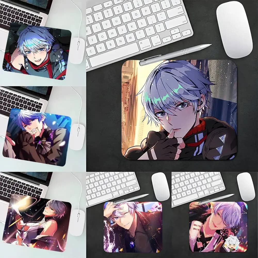 1pc Cartoon O-Obey Me Solomon Mousepad Tappetino per mouse piccolo LockEdge per giocatori Tappetino per scrivania del computer Rettangolare in gomma antiscivolo