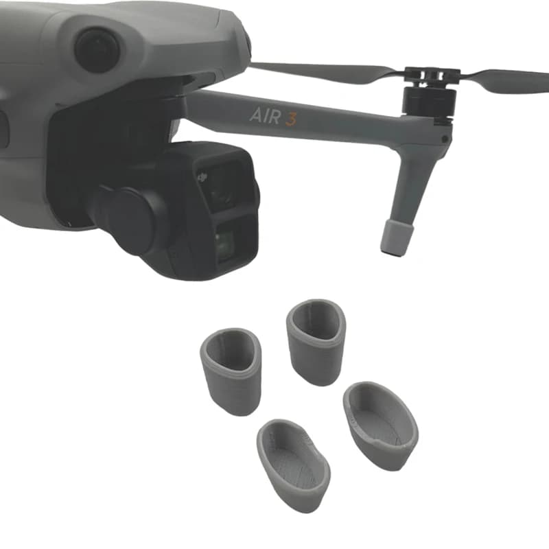 Copertura protettiva per cuscinetto altezza carrello di atterraggio da 4 pezzi per accessori drone DJI Air 3