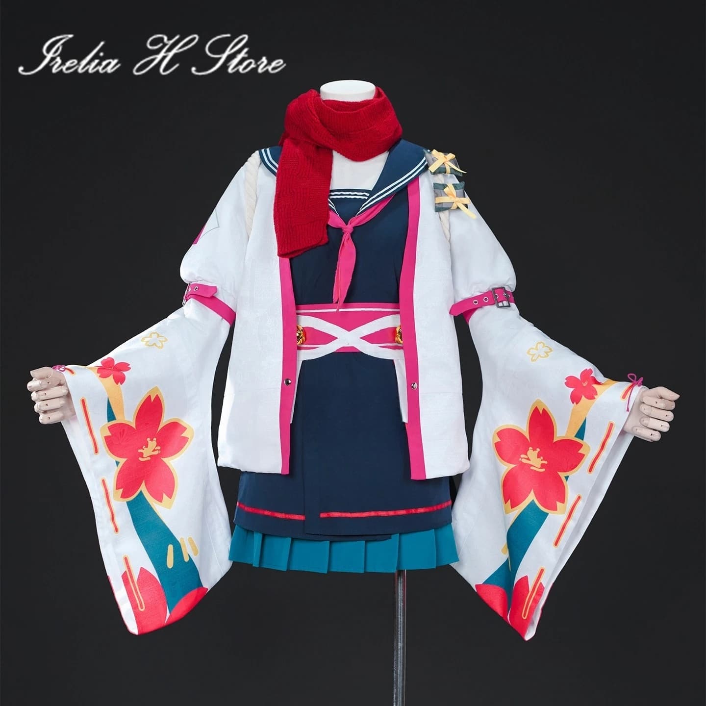Irelia H GIRLS' FRONTLINE 2:EXILIUM Sakura Cosplay Costume Game Sakura Uniform Suit Halloween costume women