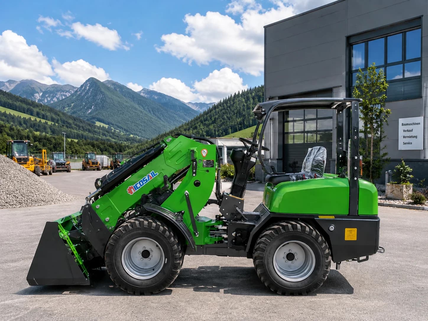 Custom KZL918 Telescopic Wheel Loader for Farm Material Handling CE Euro 5 Hydraulic Machine