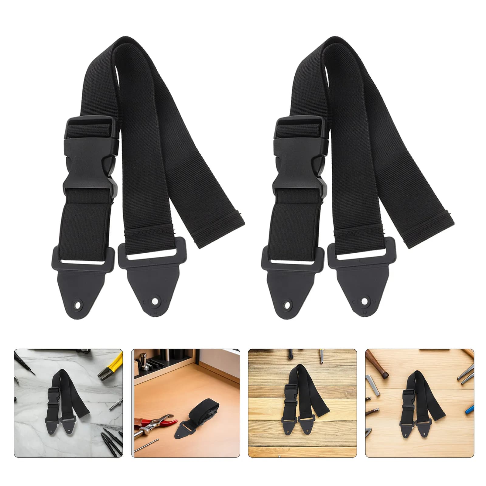Set of 4 Safety Belts for Sweat Covers, Procion Resistant, Adjustable Nylon and weather resistant