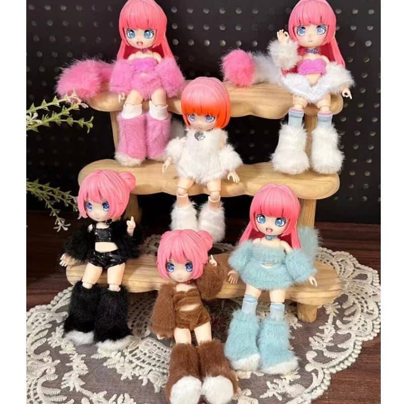 In Magazzino Cat Island Wonderland Serie 1/12 Mjd Bjd Bambola Articolata Cieca Scatola Desktop Decor Sorpresa Mistero Scatola Regalo Di Compleanno