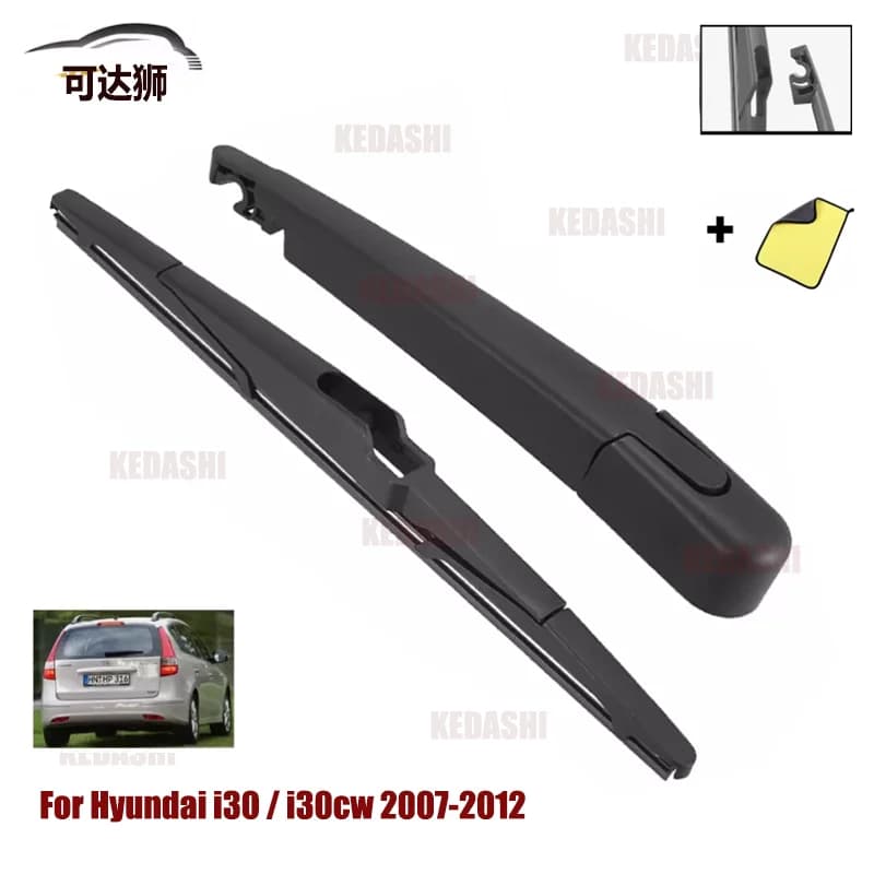 12 "Spazzole Tergicristallo Posteriori e Braccio Set Kit Per Hyundai i30/i30cw 2007-2012 Parabrezza Parabrezza Pulito Lunotto Posteriore 2008 2009 2010 2011