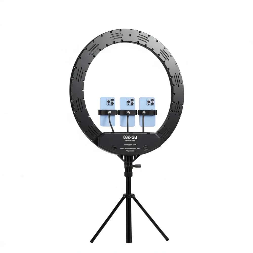 Professional 22 Inch Fill Lamp Remote Dimmable Ring Light Photography Lighting Equipment For Selfie Video Creator