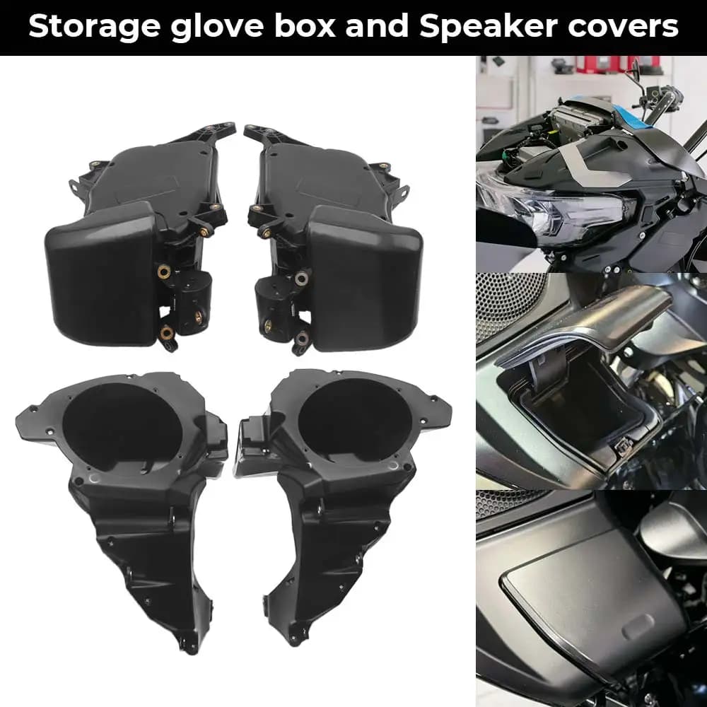 Inner Fairing Speaker Covers/Inner Fairing Storage Glove Box ABS plastic For Harley Touring Road Glide FLTRX 2024-26 Motorcycle