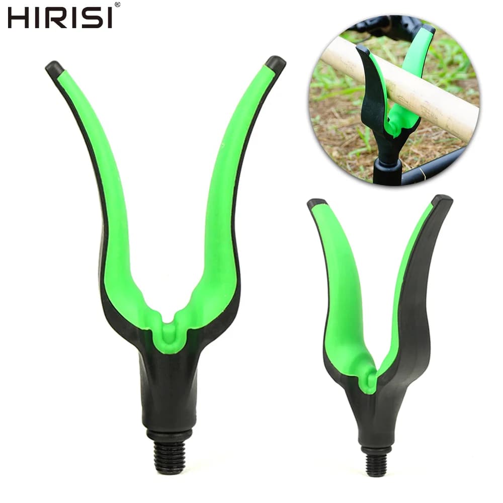Hirisi 1 pcs fishing rod to the carp rest head for bank sticks Buzz Bar feeding rod support head for carp power supply bank fishing accessories
