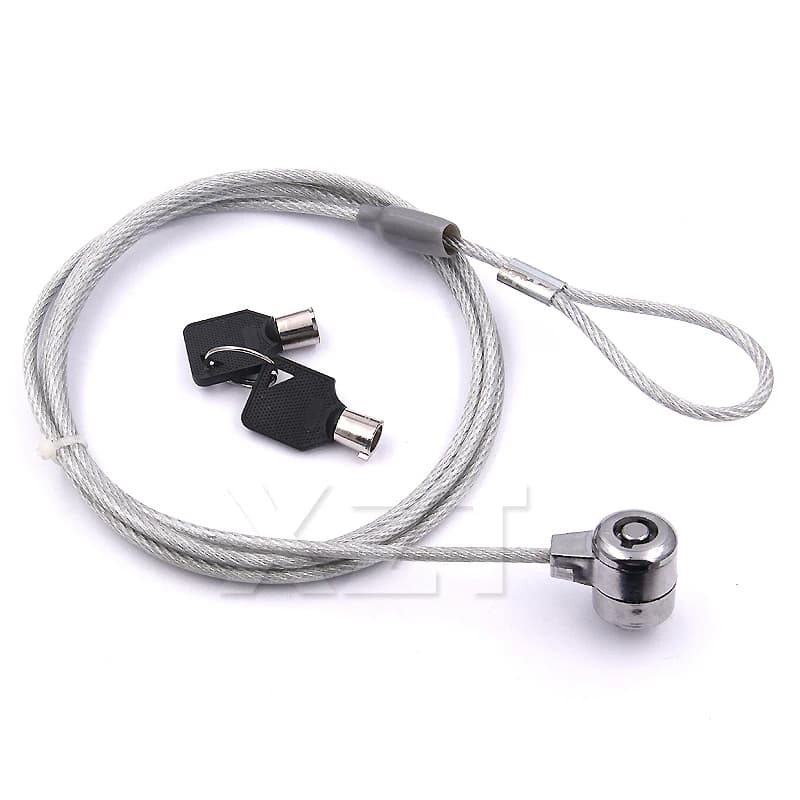 Lucchetto dissuasore antifurto a catena con cavo di sicurezza combinato per laptop da 1,1 m con chiave per disuasorio antifurto per PC portatile