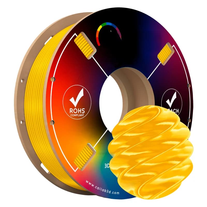 Filament PLA Multicolor Silk for 3D Printer 1.75MM 200G/Rotol, Materials Wraps, Packed Vacuum, Compatible with Most FDM Printers
