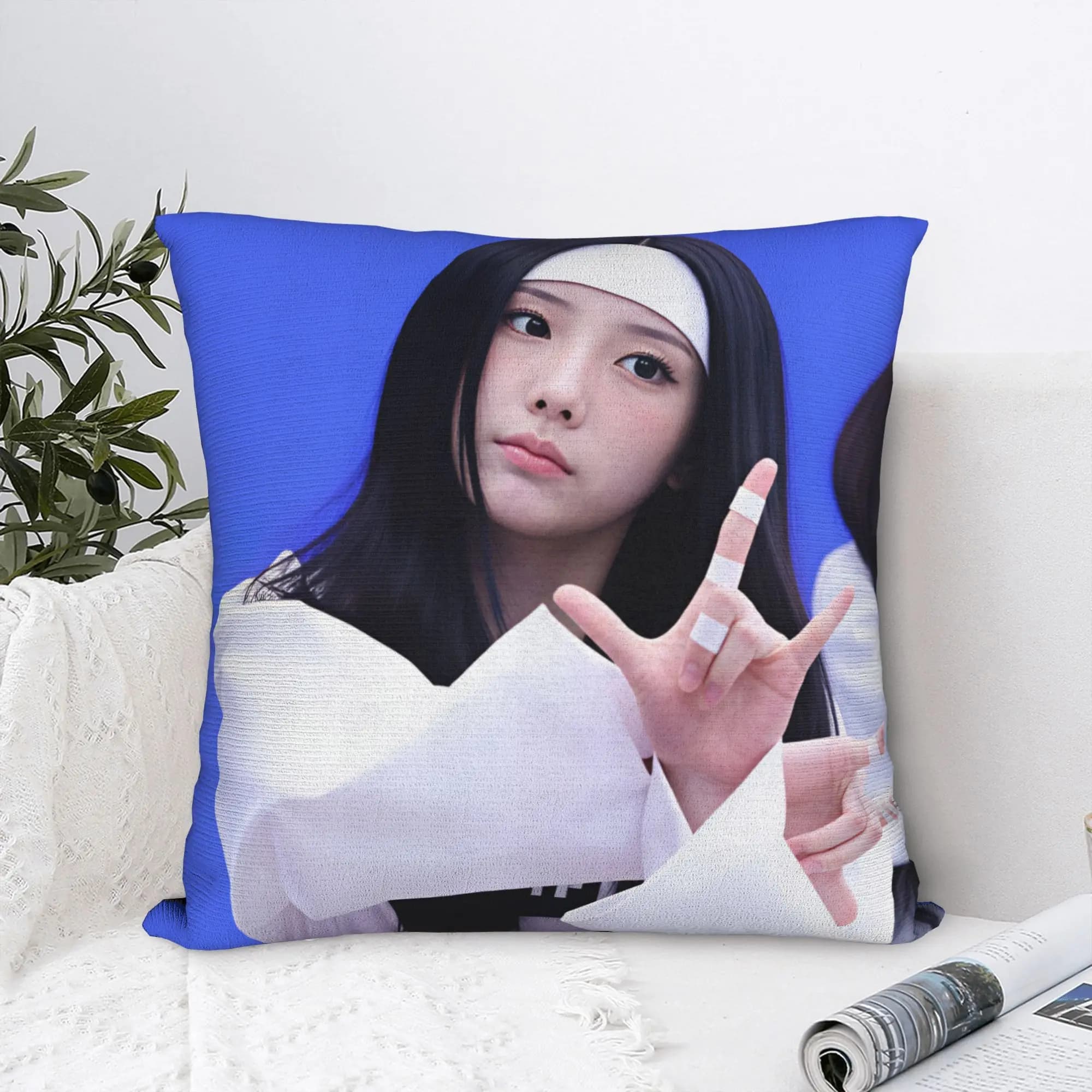 W-Wonhees-S Super Real Me Pillow Cover Novelty Pillow Case For Sofa Home Decor Cushion Cover Soft Graphic Pillowcases Gift