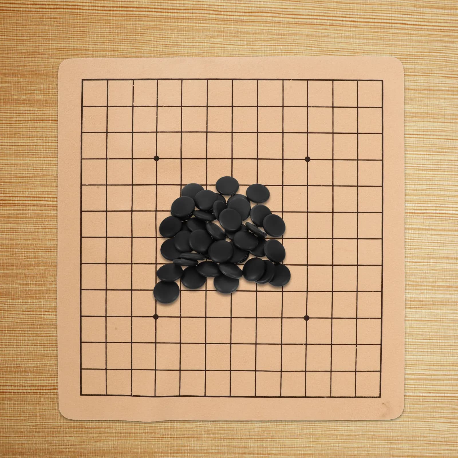 1Set Go Chess Board Appearance Wear Resistant Portable Educational Kids Fun Game Indoor Outdoor Learning Training Set