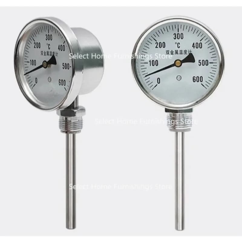 Suitable for bimetallic thermometer WSS411/401 Thermometer with stainless steel pointer for axial industrial boiler for pipes