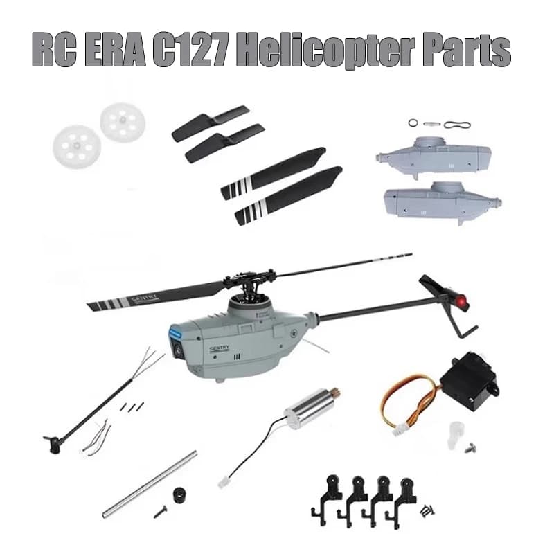 RC ERA C127 Parti dell'elicottero RC Lama di coda principale Batteria Motore di coda Carrello di atterraggio Sterzo Motore di coda Telaio di controllo remoto