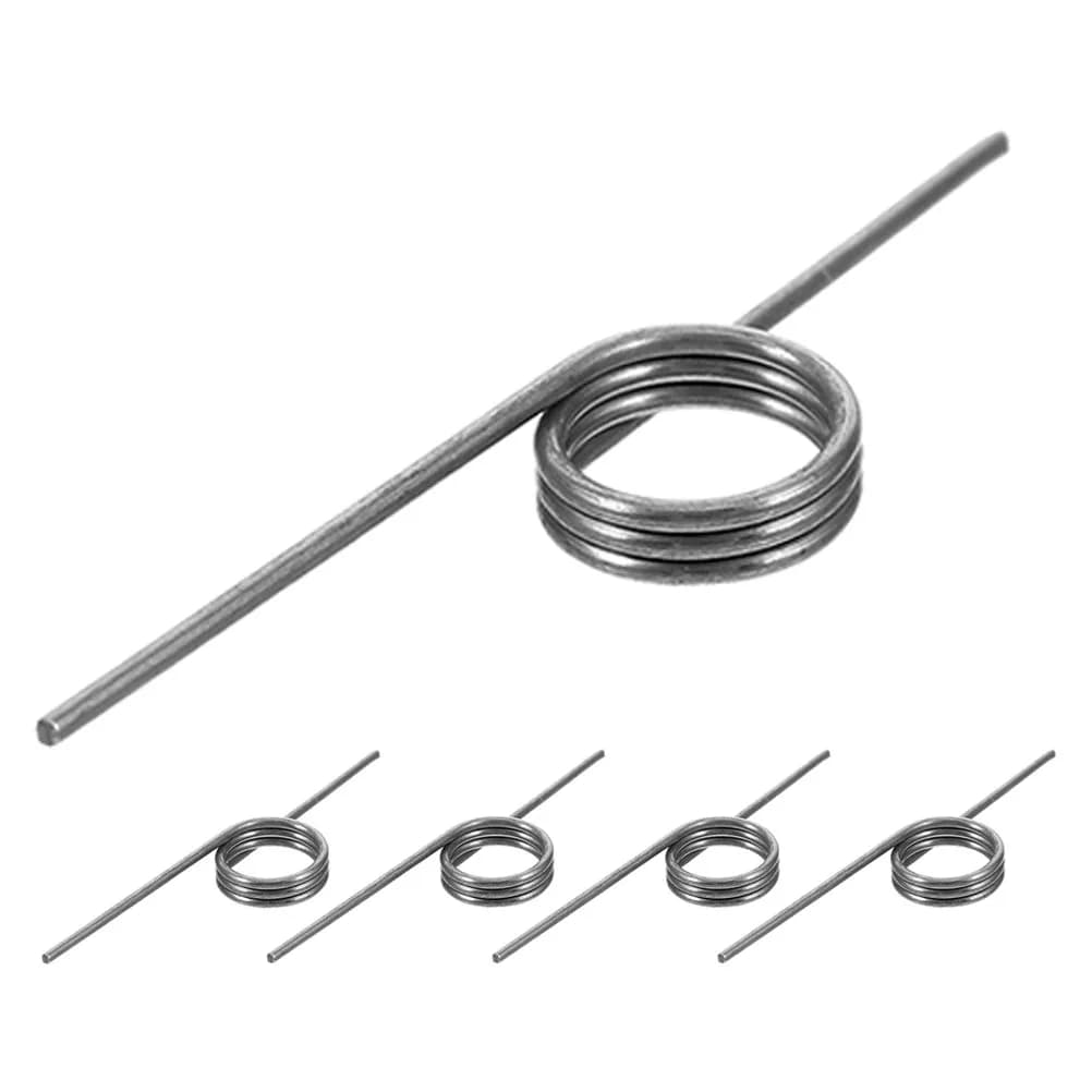 Set di 5 Molle Torsionali per Cestini della Spazzatura, Robuste Molle in Filo Metallico per Riparazioni e Manutenzione dei Coperchi dei Contenitori dei Rifiuti