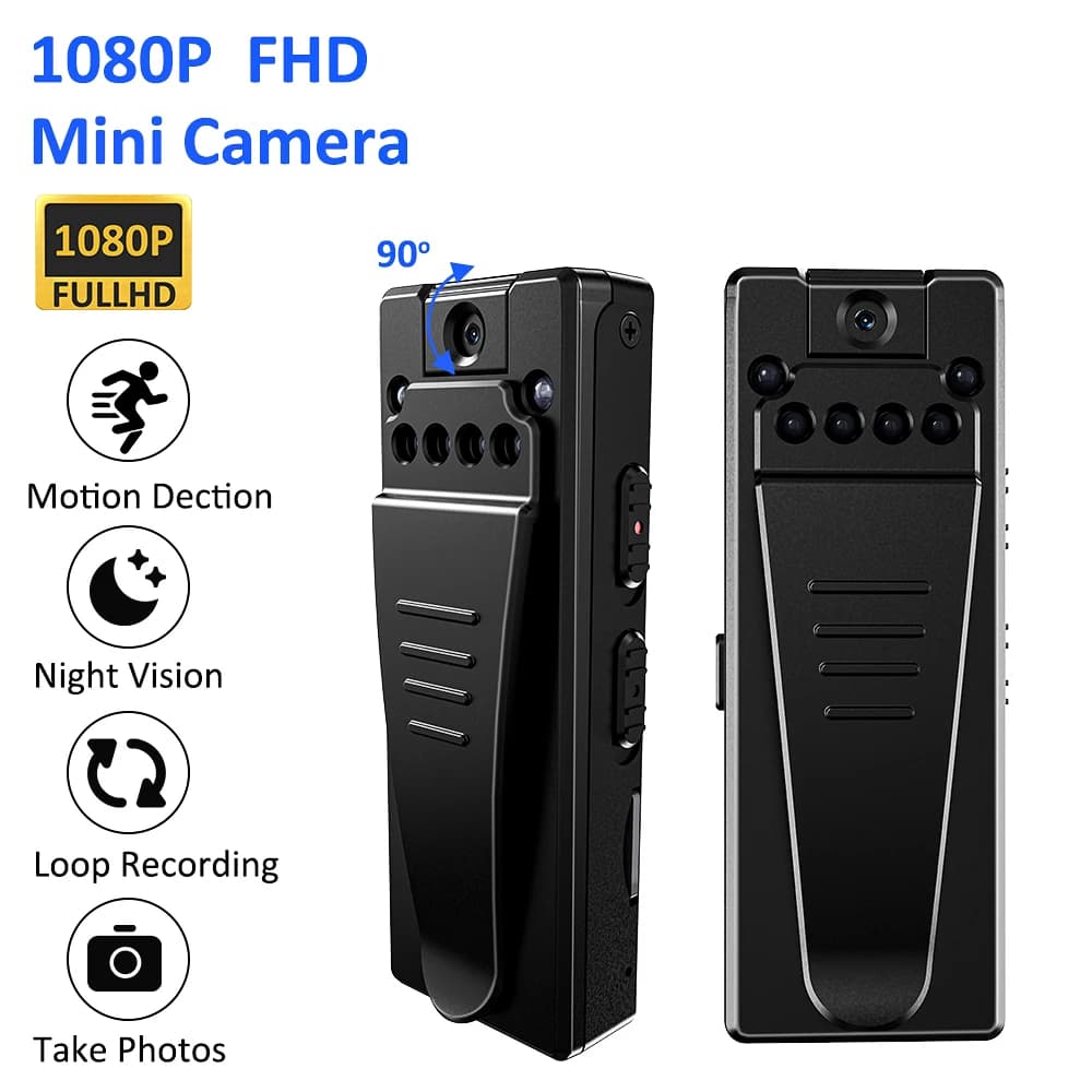 Vandlion A7 Sports DV Infrared Night Vision Light 720P Video Recording Motion Detection 90 Degrees Rotating Lens Camcorder